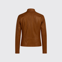 Leather biker jacket