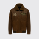 Aviator leather jacket