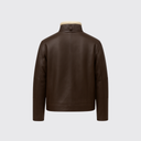 Retro Leather Aviator Jacket