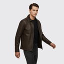 Harry Classic Leather Carcoat